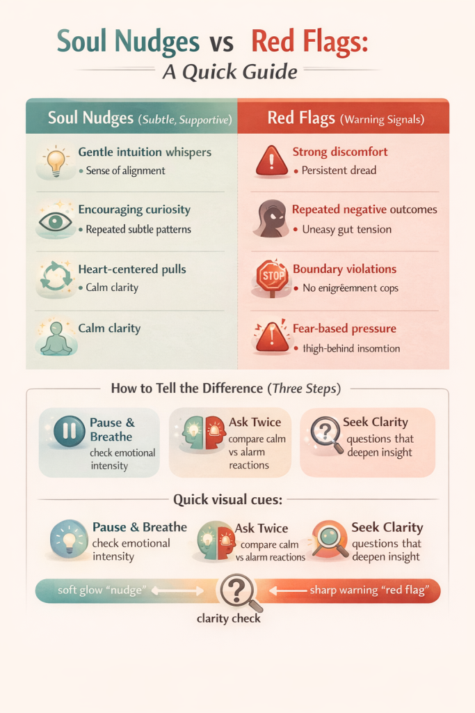 Soul-Nudges vs. Red Flags
