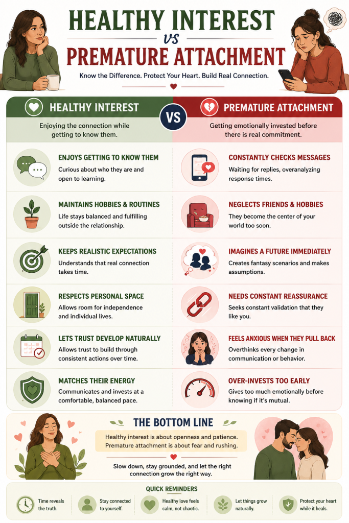 Healthy Interest vs Premature Attachment